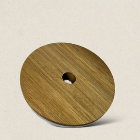 Capot en bois naturel pour diffuseur de parfum vue de face 