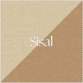 Visuel fourreau en papier recyclé sisal réversible beige clair et beige